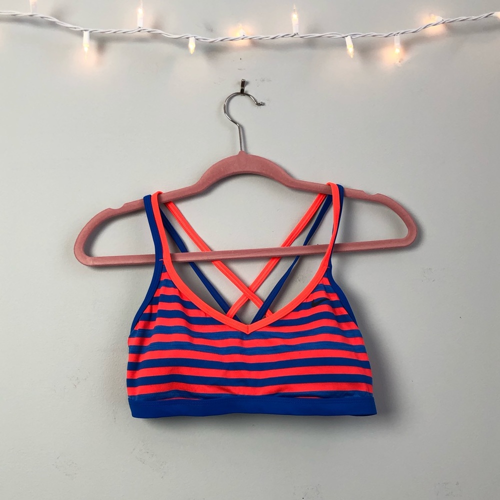 Nike Striped Swim Top
